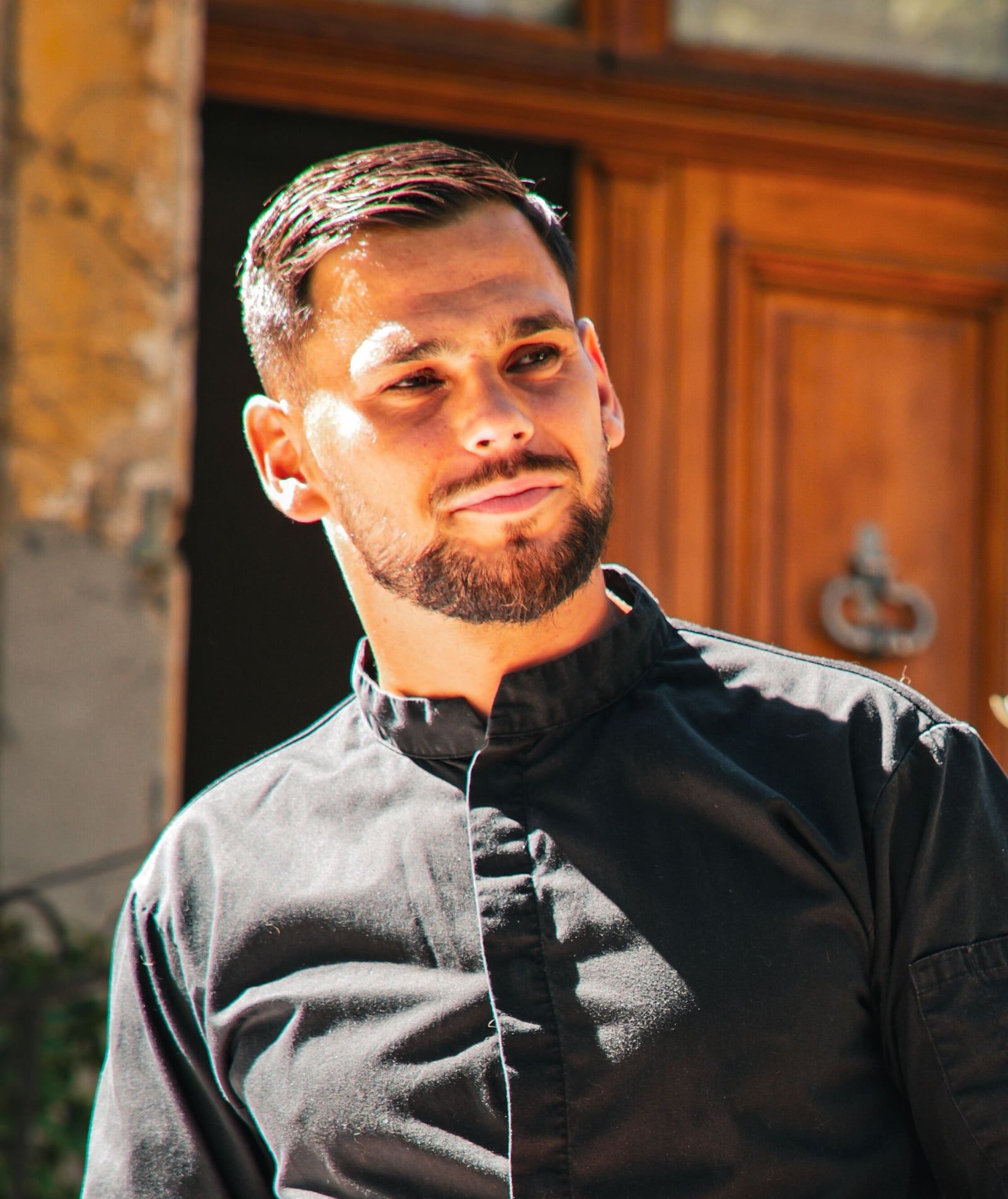 Portrait du chef Grégoire HELIGOIN, créateur de la société « Les Saveurs d’Heli »